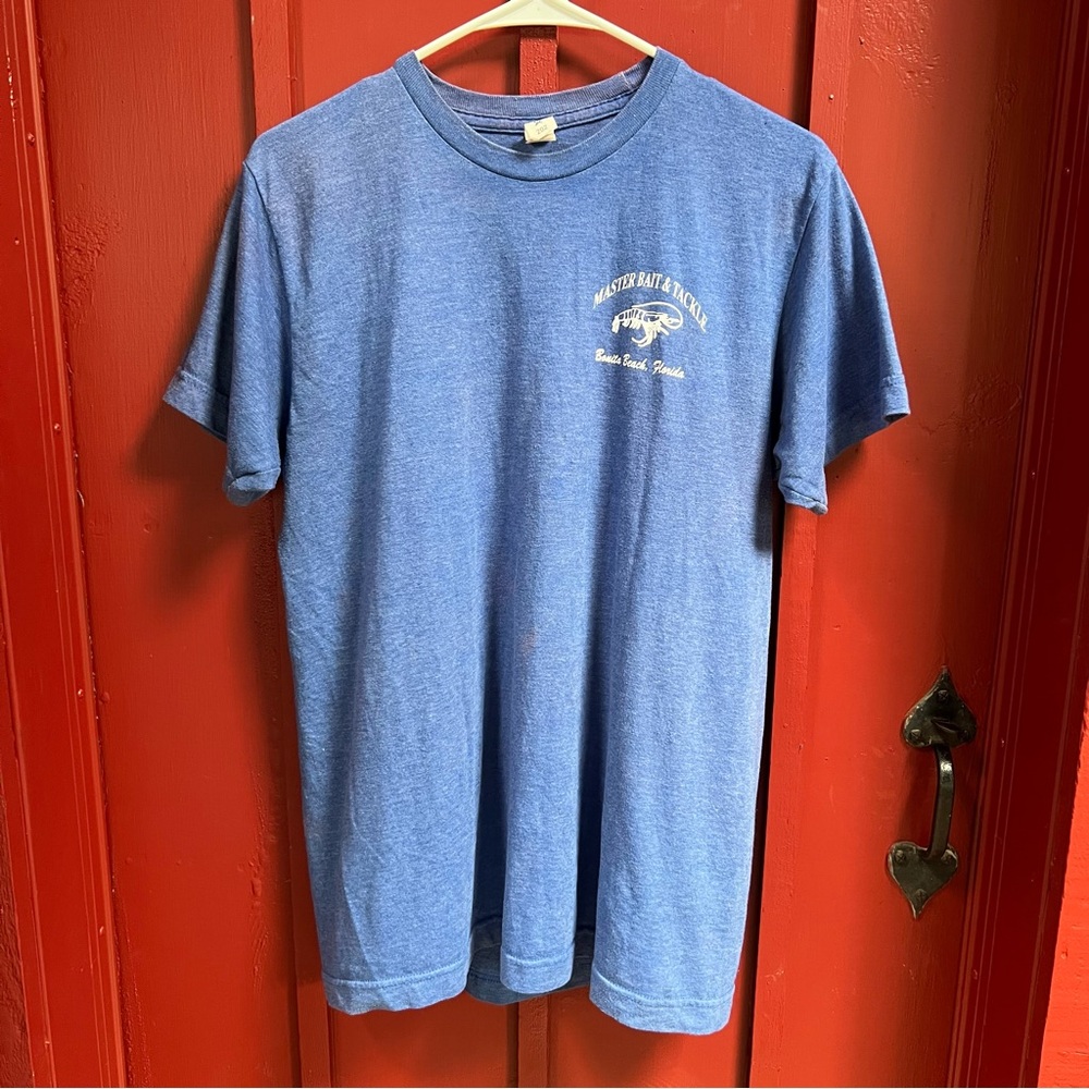 Tultex Funny Tee Blue Short Sleeve Tee